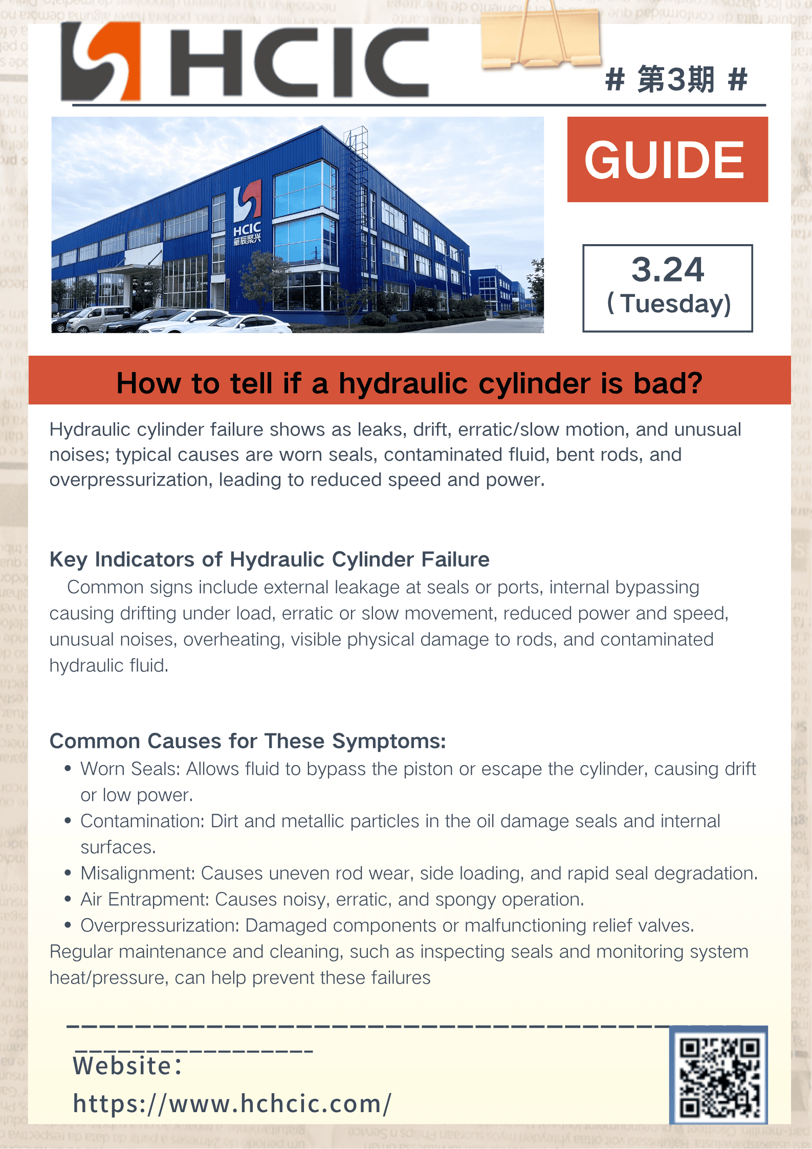 Hvordan finne ut om en hydraulisk sylinder er dårlig?