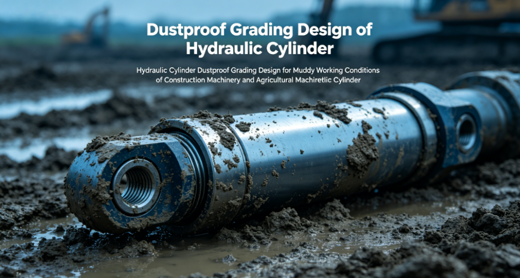 ​Støvtett graderingsdesign av hydraulisk sylinder for gjørmete konstruksjoner og landbruksarbeidsforhold