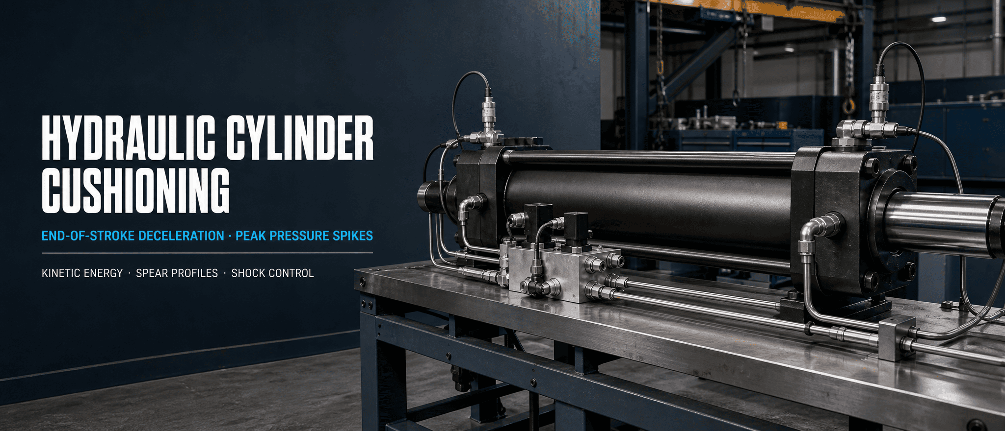 Dimensjonering av hydraulisk sylinderdemping: Slik kontrollerer du retardasjon ved slutten av slag og trykkspiker