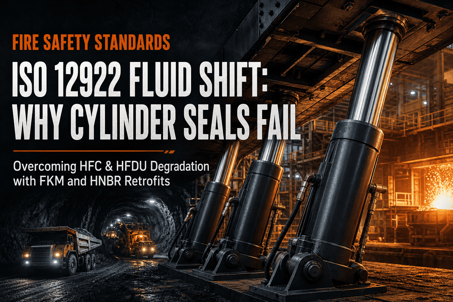Globalt brannsikkerhetsskift: hvorfor ISO 12922 HFDU- og HFC-væsker tvinger redesign av hydrauliske sylinderpakninger