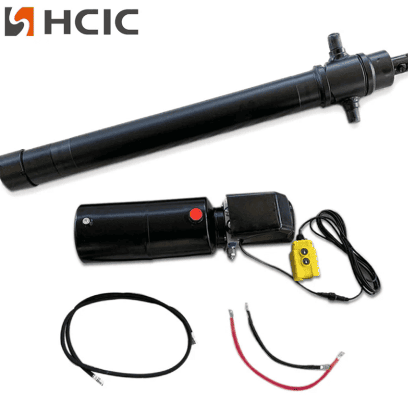 4TG-E90-1000 tilhenger hydraulisk sylinder + tilpasset kraftenhet Combo