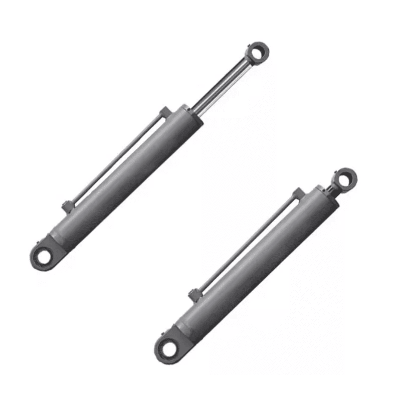 Hydraulisk sylinder for traktorskuffe